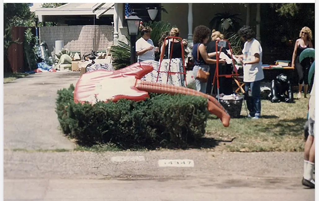 1988 garage sale in San Fernando Valley